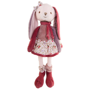 Bukowski Bear's Bibi Sister Plush Bunny in Floral Skirt