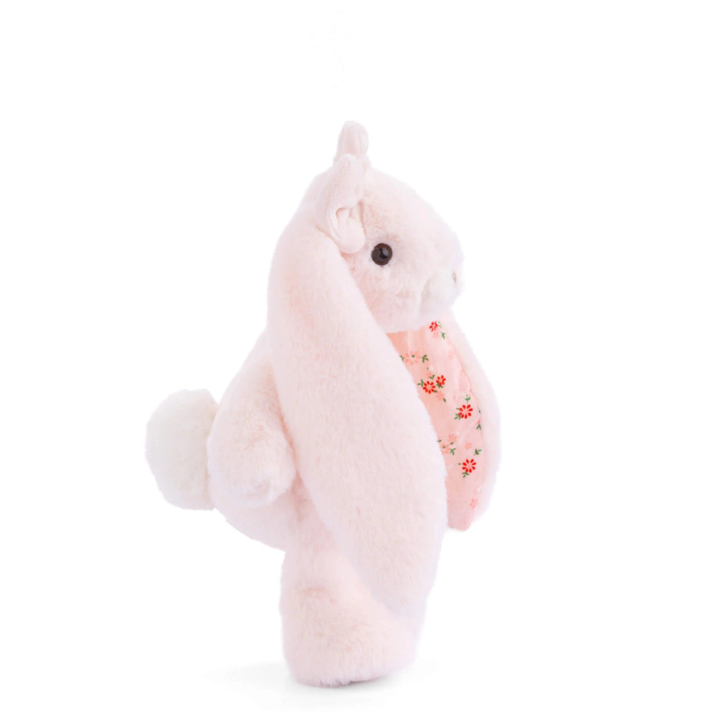 Junior Kanina Floral Pink Plush Rabbit