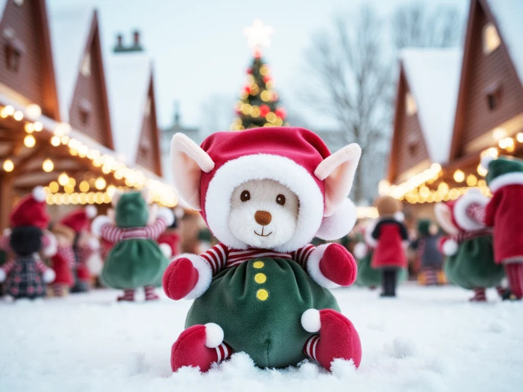 Bukowski Bears Ziggy Santa's Little Helper Plush Bear