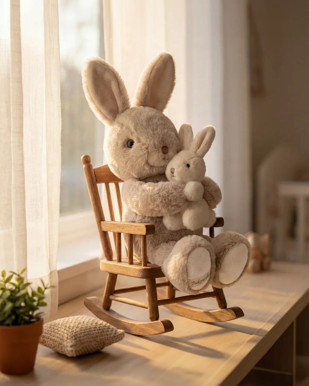 Sunny & Mama Plush Bunnies
