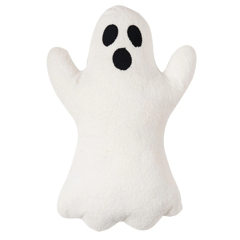 Spooky Ghost Sherpa Pillow