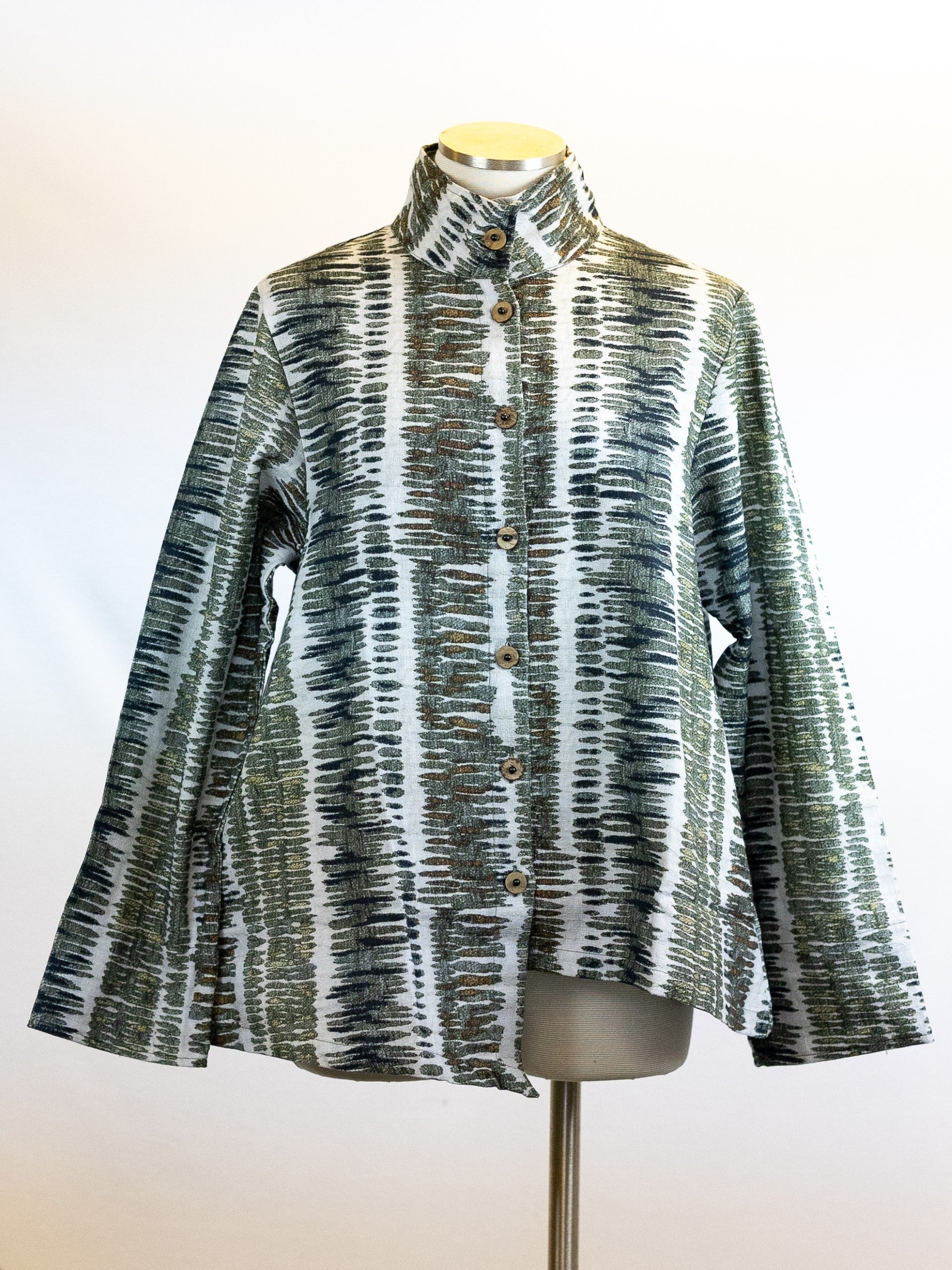 Asymmetric Bamboo Jacket