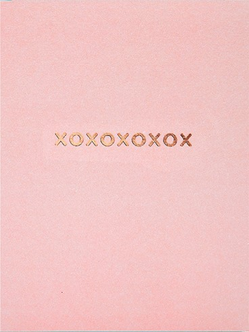 XOXOXOXO Valentine's Day Card