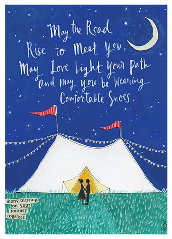 Light Your Path Wedding Card
