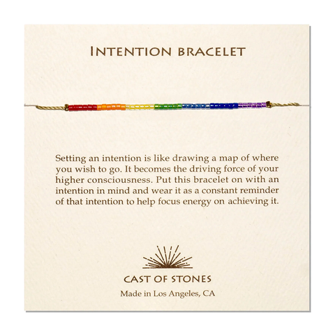 Chakra Rainbow Intention Bracelet