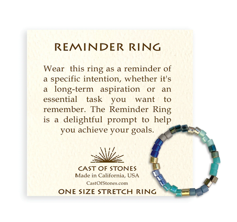Blue Multi Reminder Ring