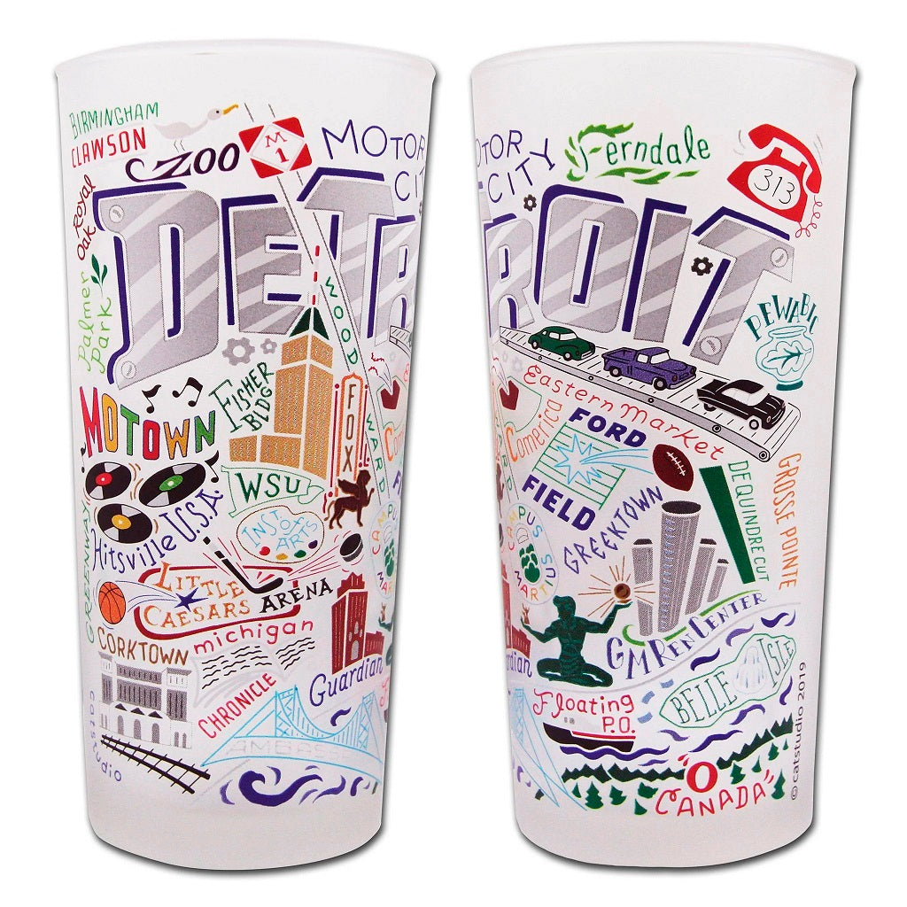 Michigan Themed Frosted Glass / Click for Styles