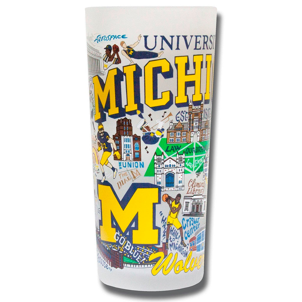 Michigan Themed Frosted Glass / Click for Styles