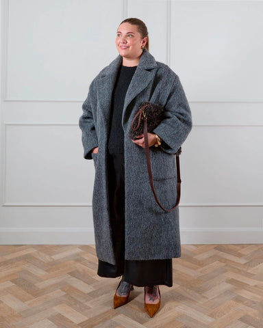 Chalk UK Sienna Coat in Charcoal