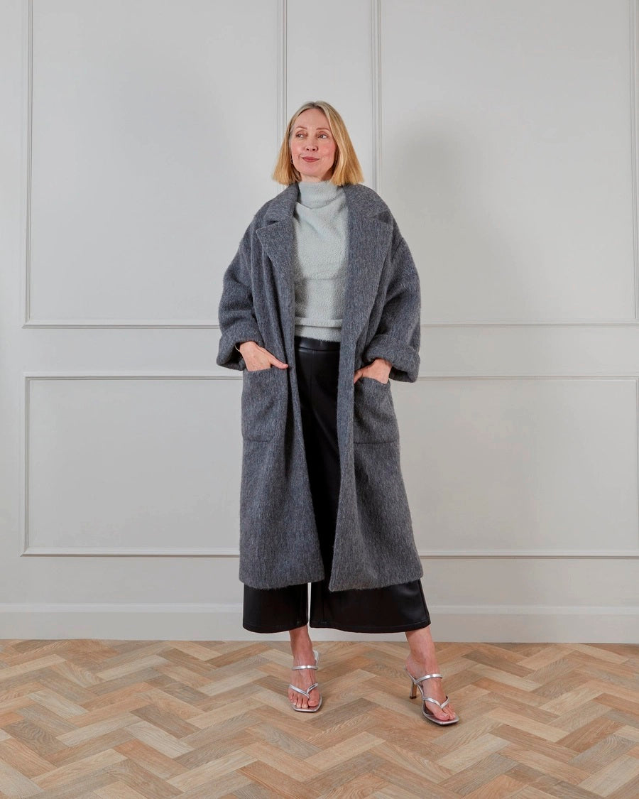 Chalk UK Sienna Coat in Charcoal