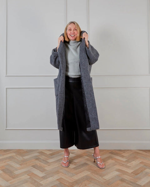 Chalk UK Sienna Coat in Charcoal