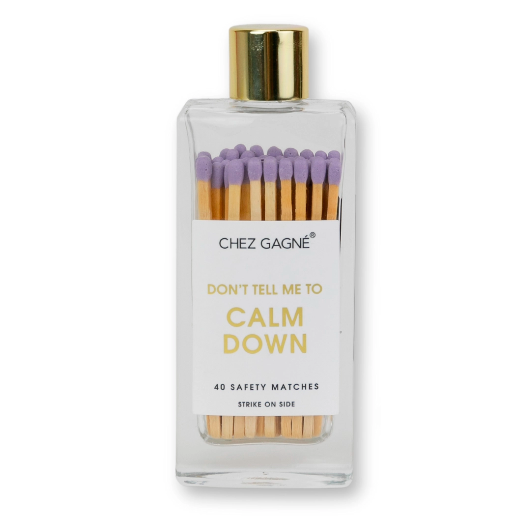 Glass Bottle Safety Matches / Click for Full Selection