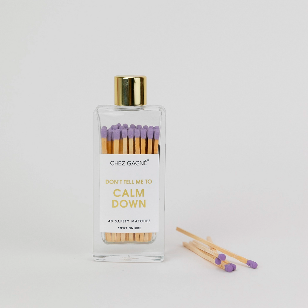 Glass Bottle Safety Matches / Click for Full Selection