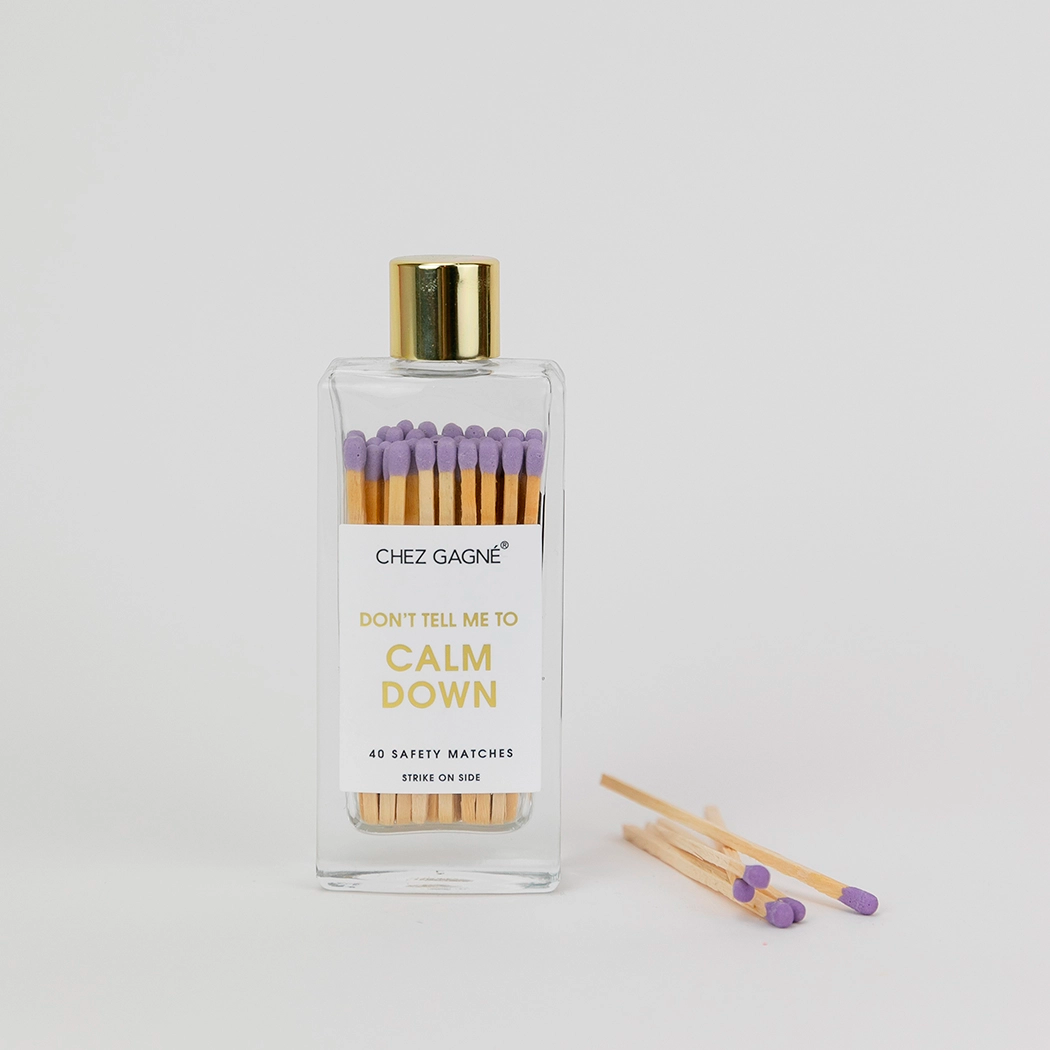 Glass Bottle Safety Matches / Click for Full Selection