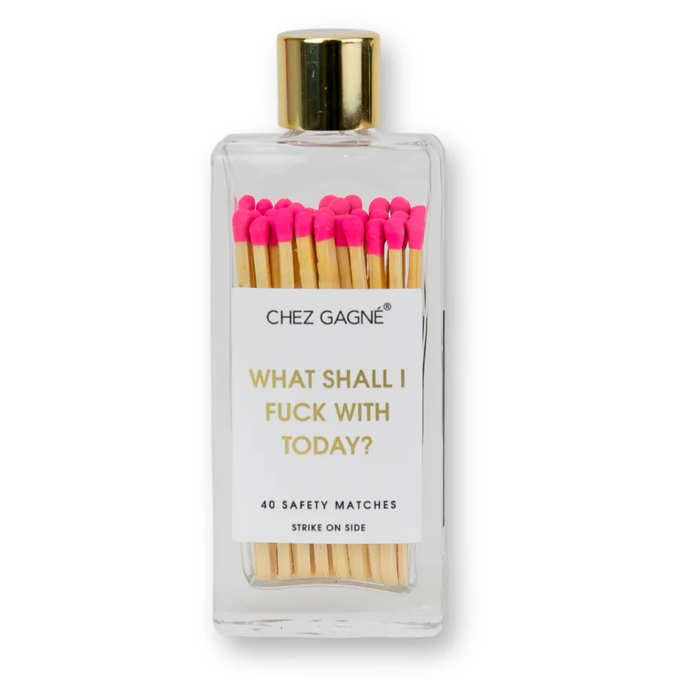 Glass Bottle Safety Matches / Click for Full Selection