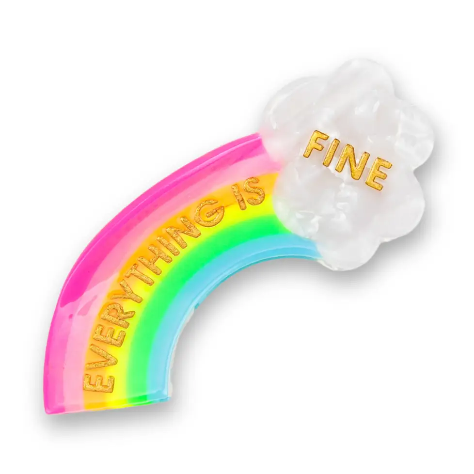 Everything is Fine Hair Clip Chez Gagne