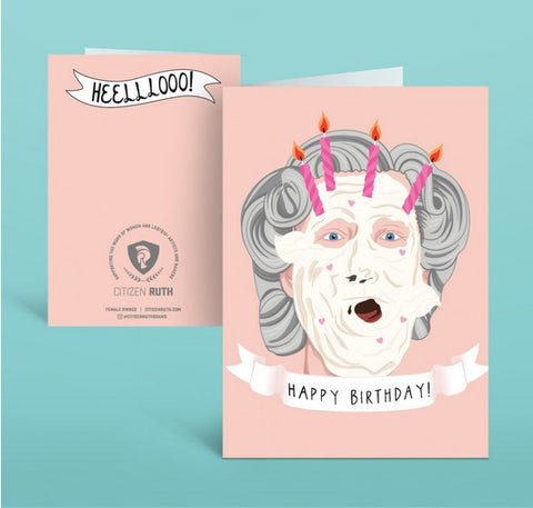 Mrs. Doubtfire Happy Birthday Card