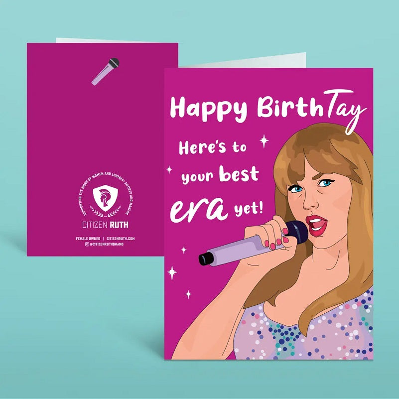 Taylor Swift Birth-Tay Card