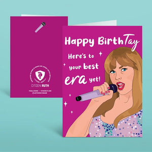 Taylor Swift Birth-Tay Card