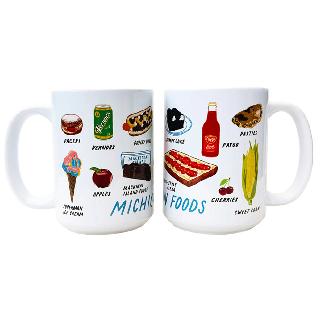 City Bird Michigan Foods Mug