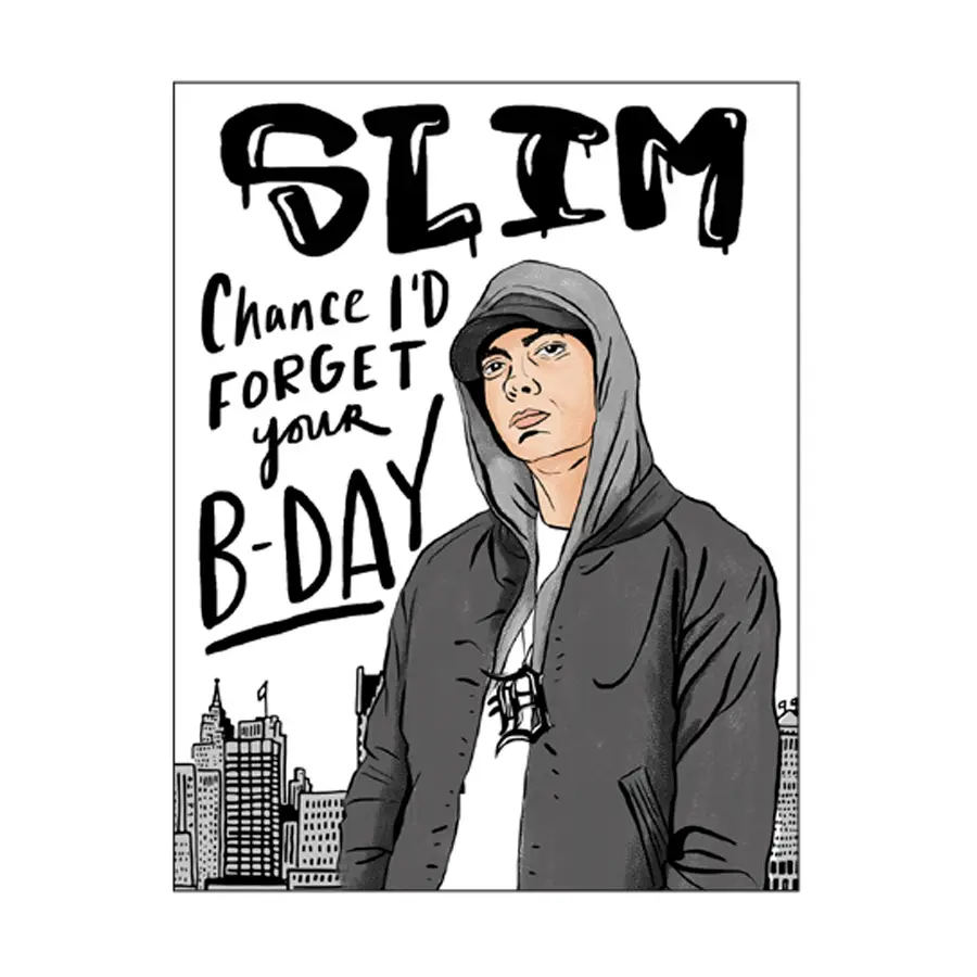 Eminem Birthday Card