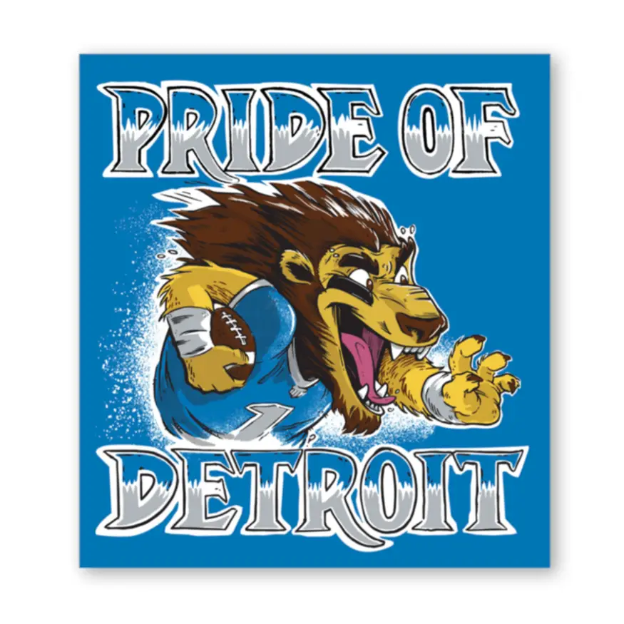 Pride of Detroit Sticker