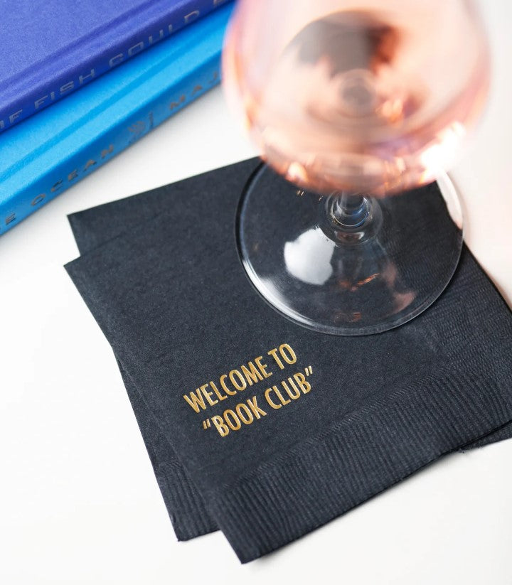 "Book Club" Cocktail Napkins