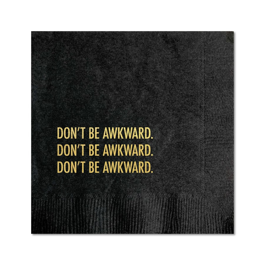 Don't Be Awkward Cocktail Napkins