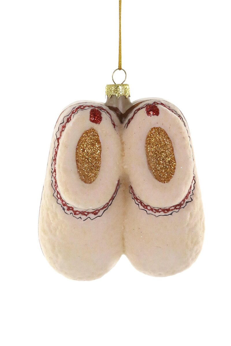 Cody Foster Cozy Fleece Slippers Ornament