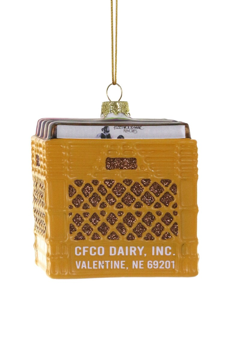 Cody Foster's Crate of Records Ornament