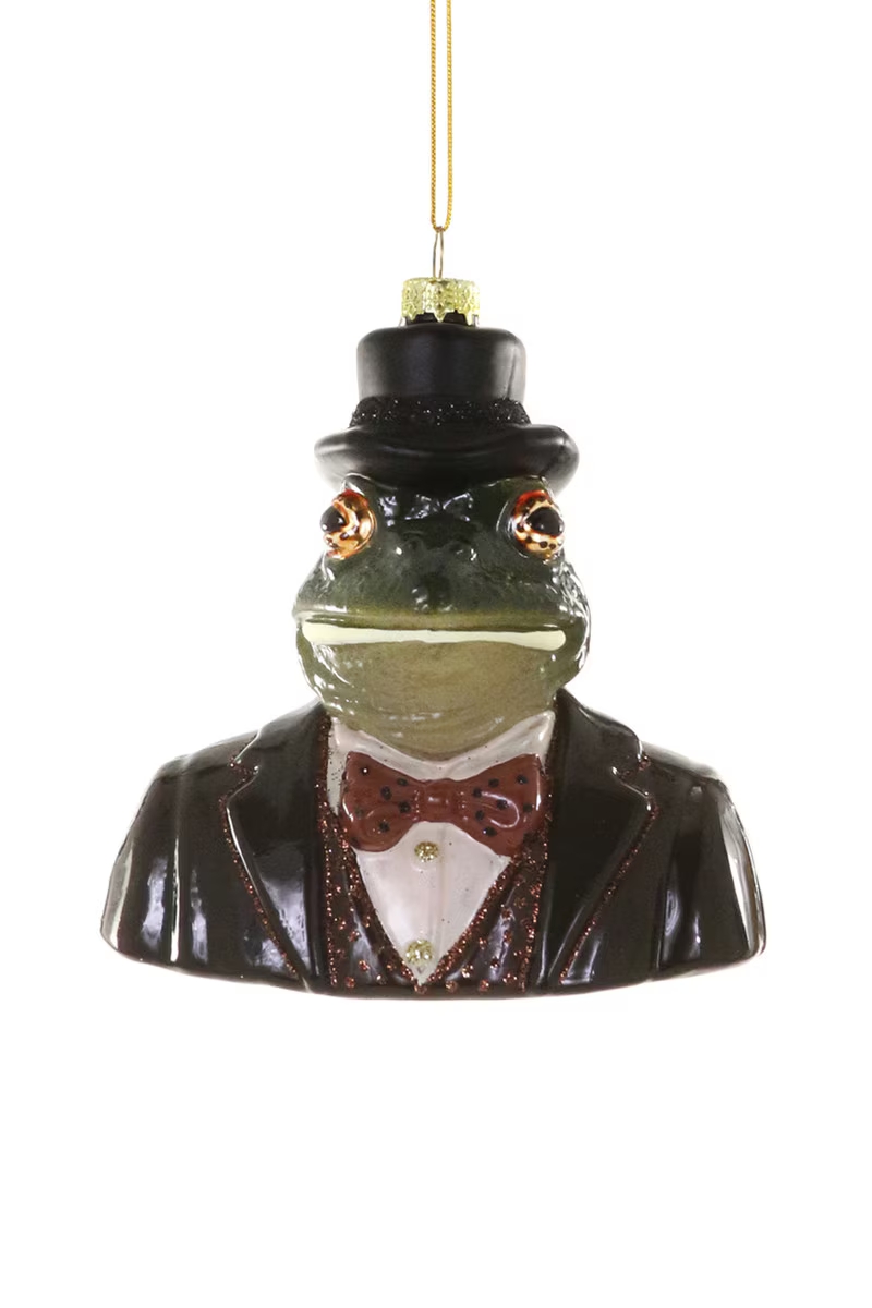 Cody Foster's Frog Gent Ornament
