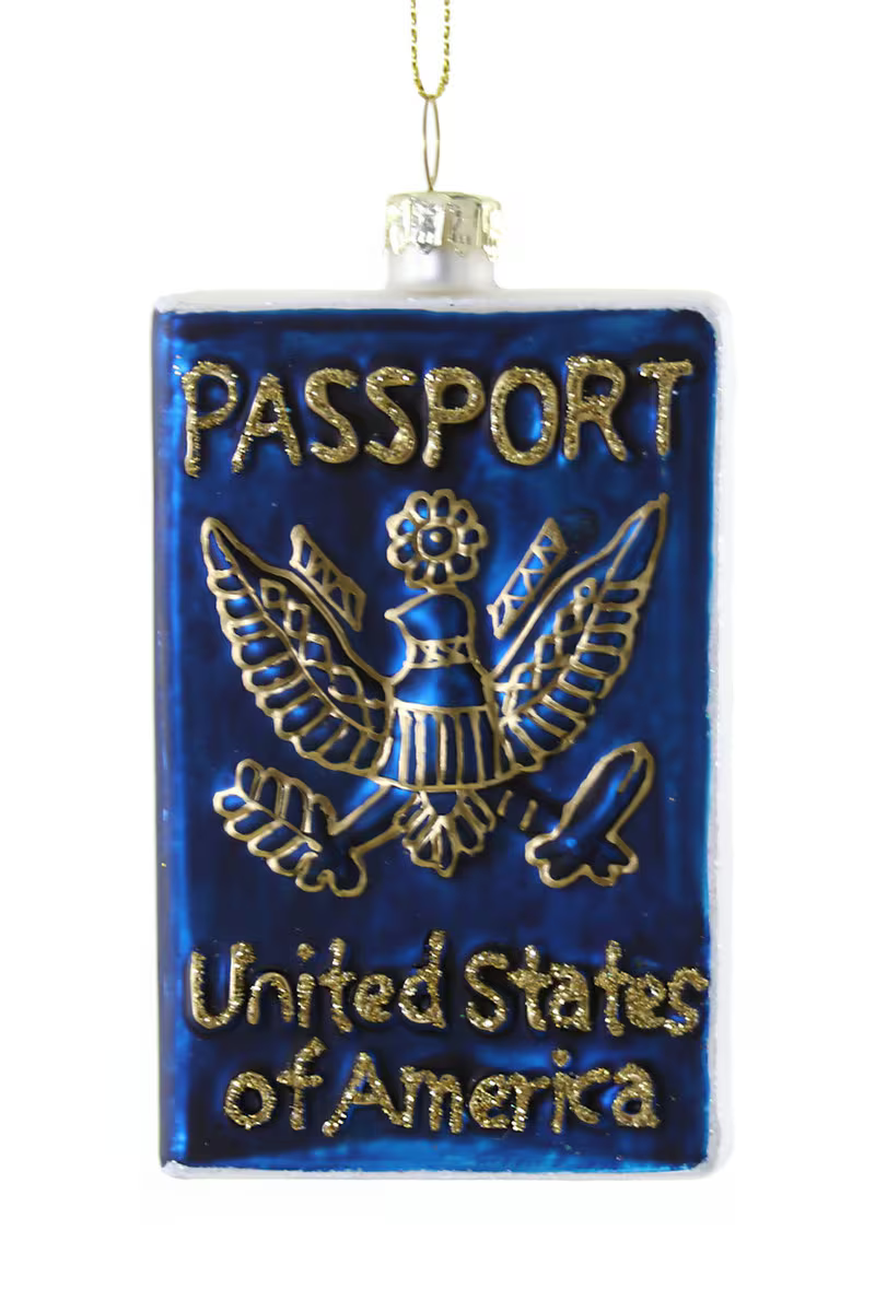 Cody Foster's U.S. Passport Ornament