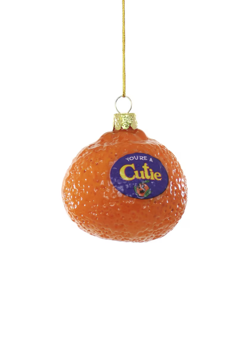 You're a Cutie Mandarin Ornament by Cody Foster