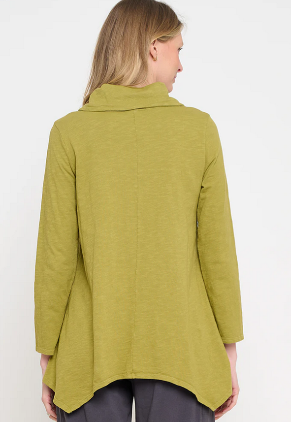 Cotton Lani's Jersey Slub A-Line Tunic in Spud