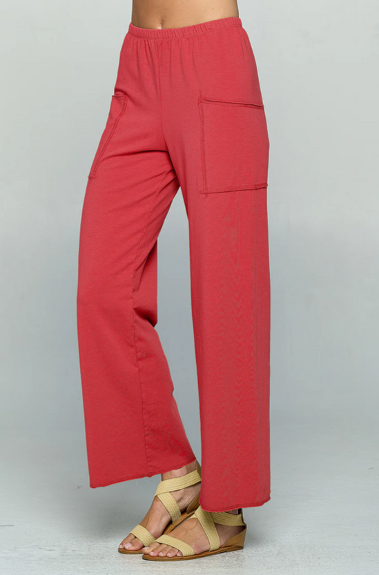 Cotton Lani's Two Pocket Stretch Terry Pants