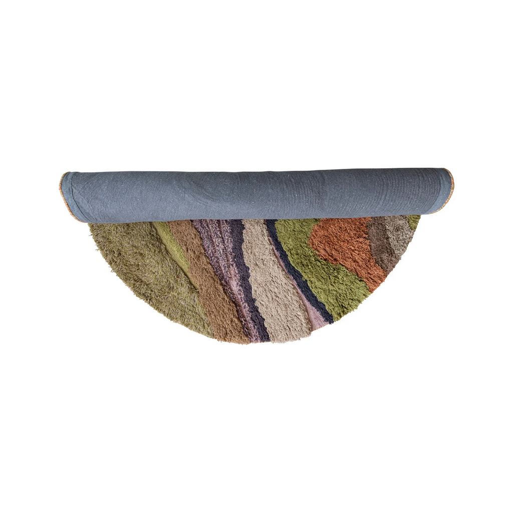 Abstract Tufted Rug / 5'