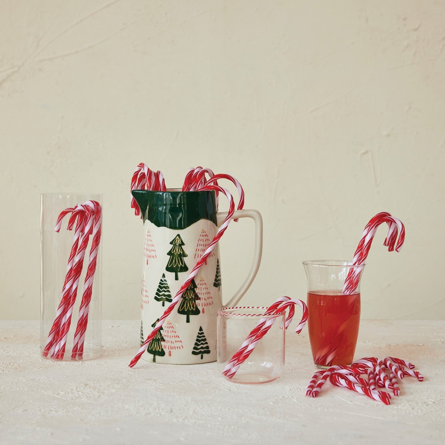 Candy Cane Drink Stirrers