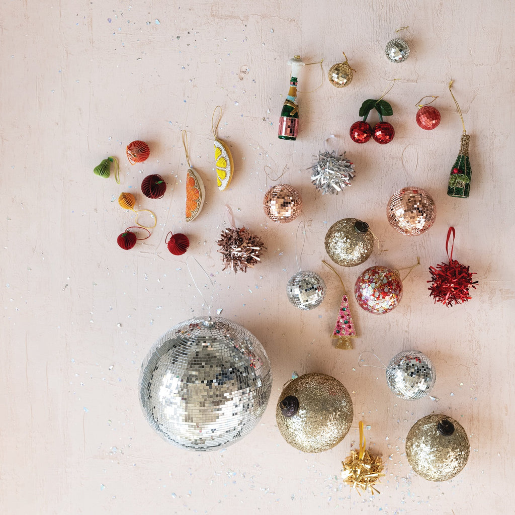 Disco Ball Ornament / 4"