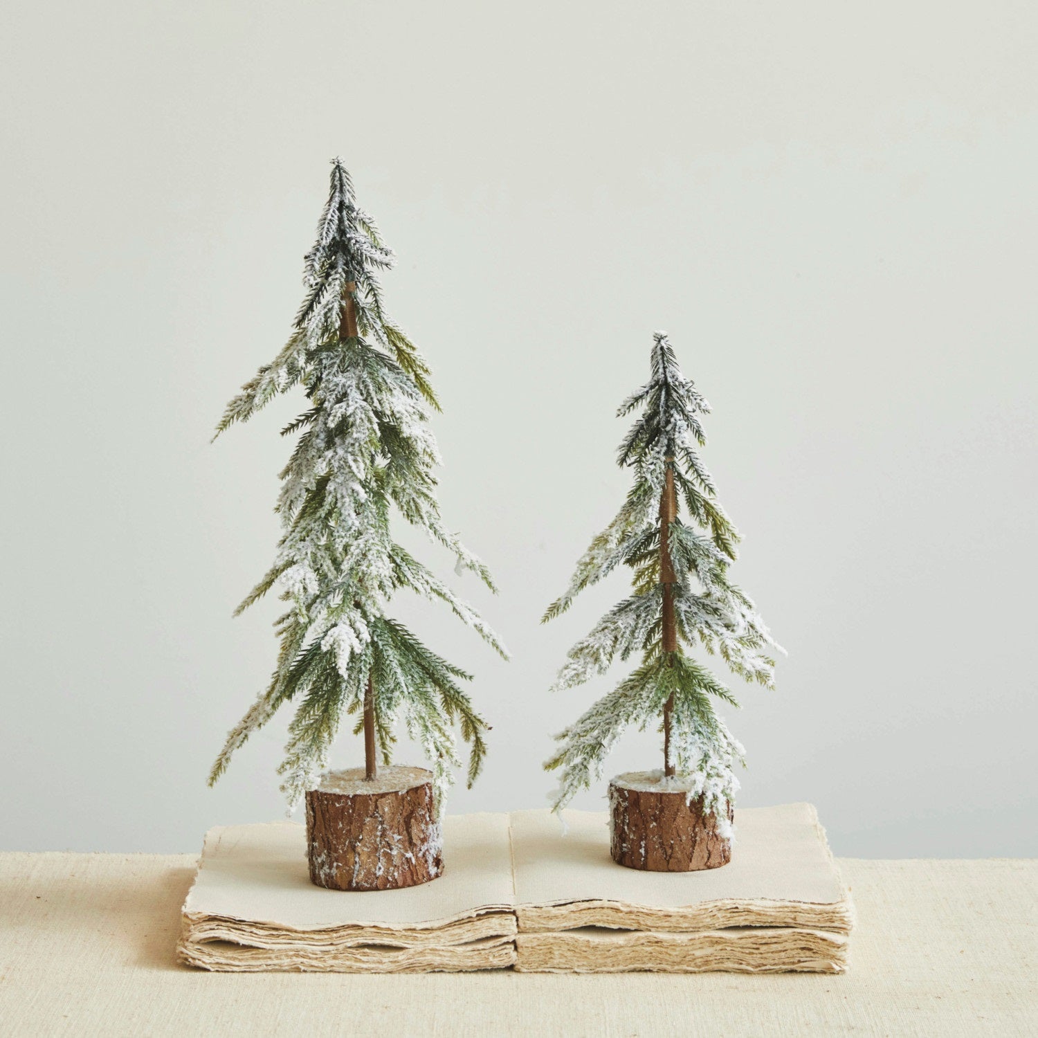 Faux Fir Tree with Snow / Large