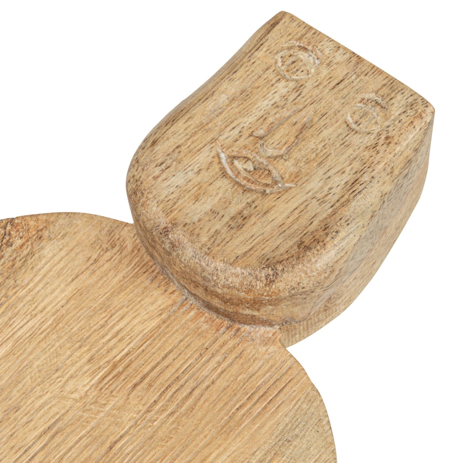 Hand Carved Mango Wood Cheese Board / 18"