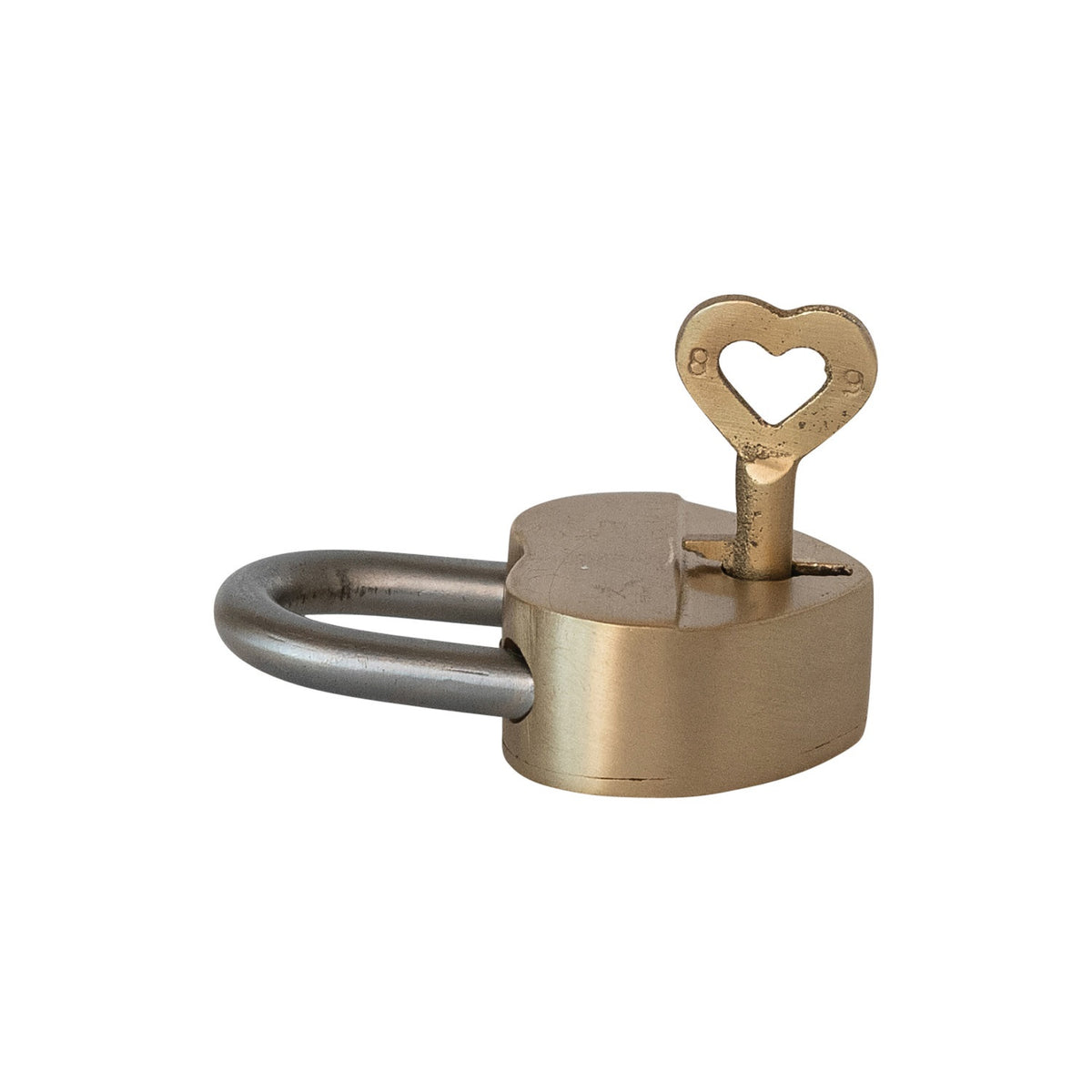 Heart Shaped Lock with Key | Available at Leon & Lulu