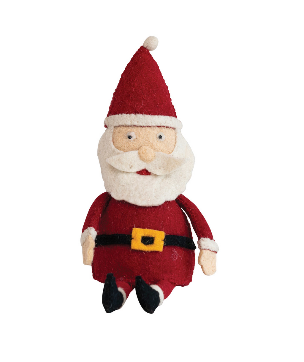 Wool Felt Santa Holiday Decor