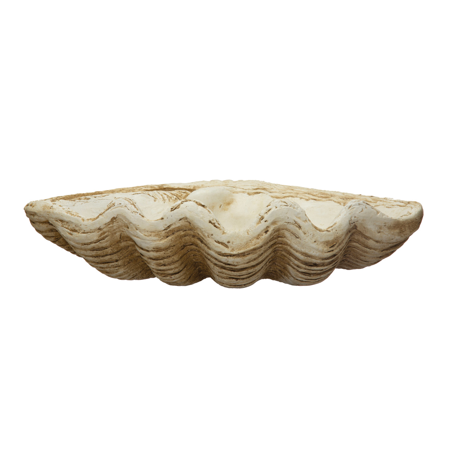 Magnesia Clamshell Decorative Bowl