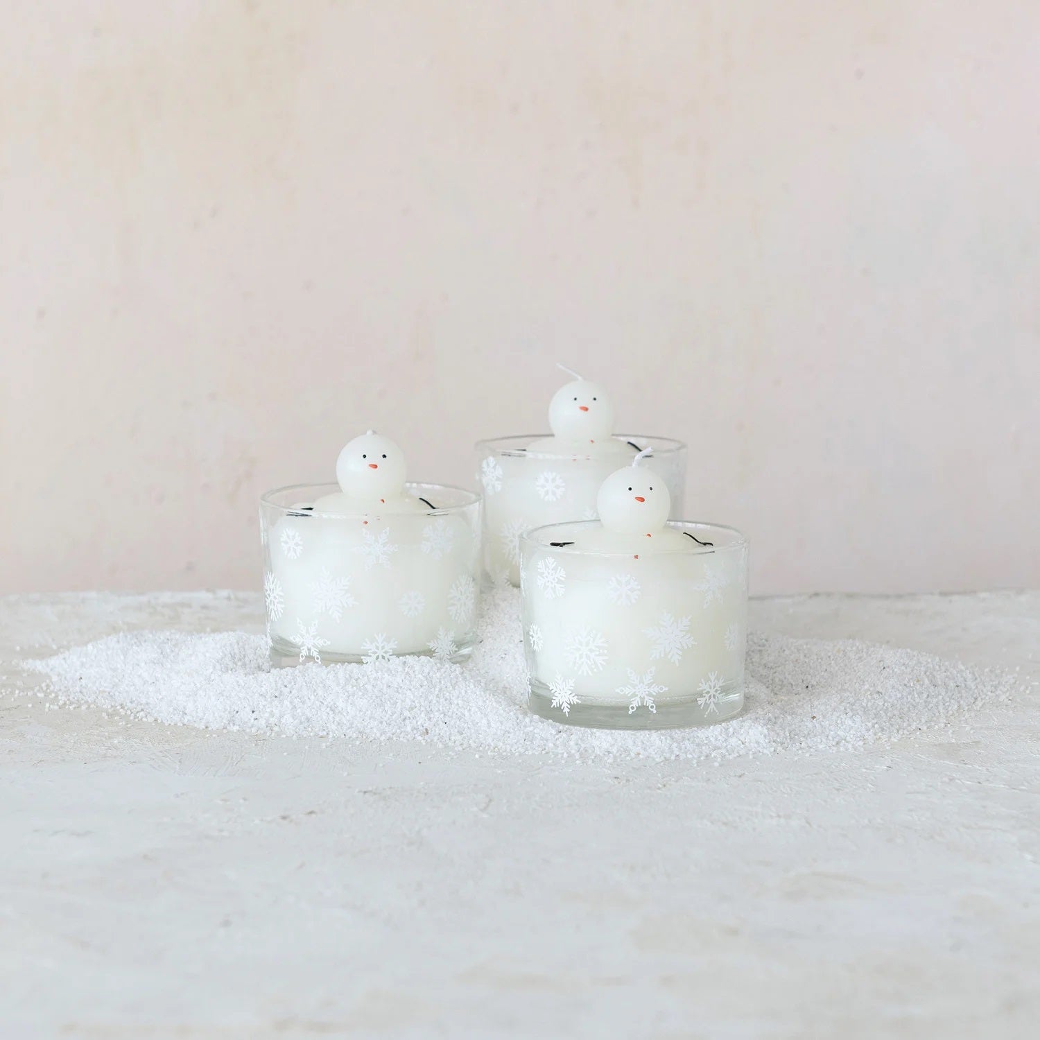 Melting Snowman Candle