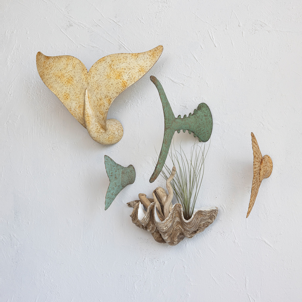 Metal Tuna Tail Wall Décor