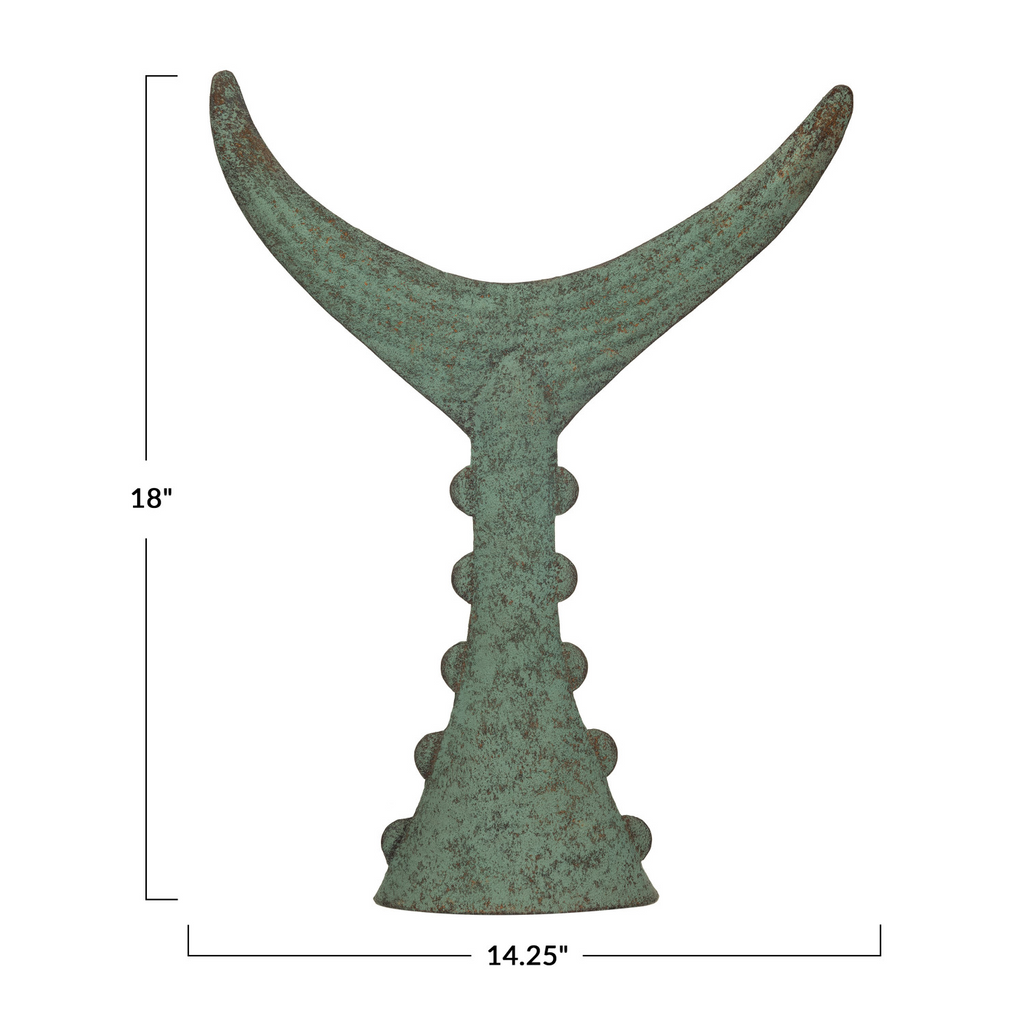 Metal Tuna Tail Wall Décor