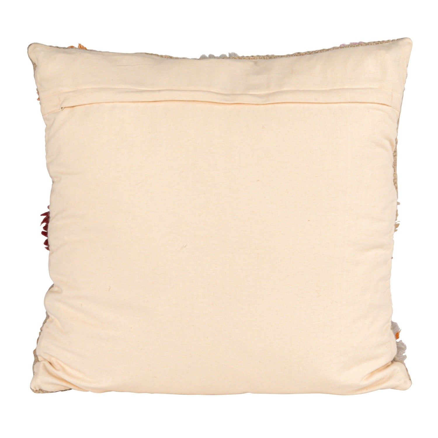 New Zealand Wool Shag & Cotton Pillow