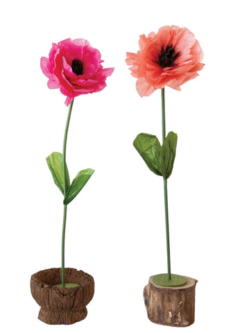 Oversized Paper Flower Single with Stand