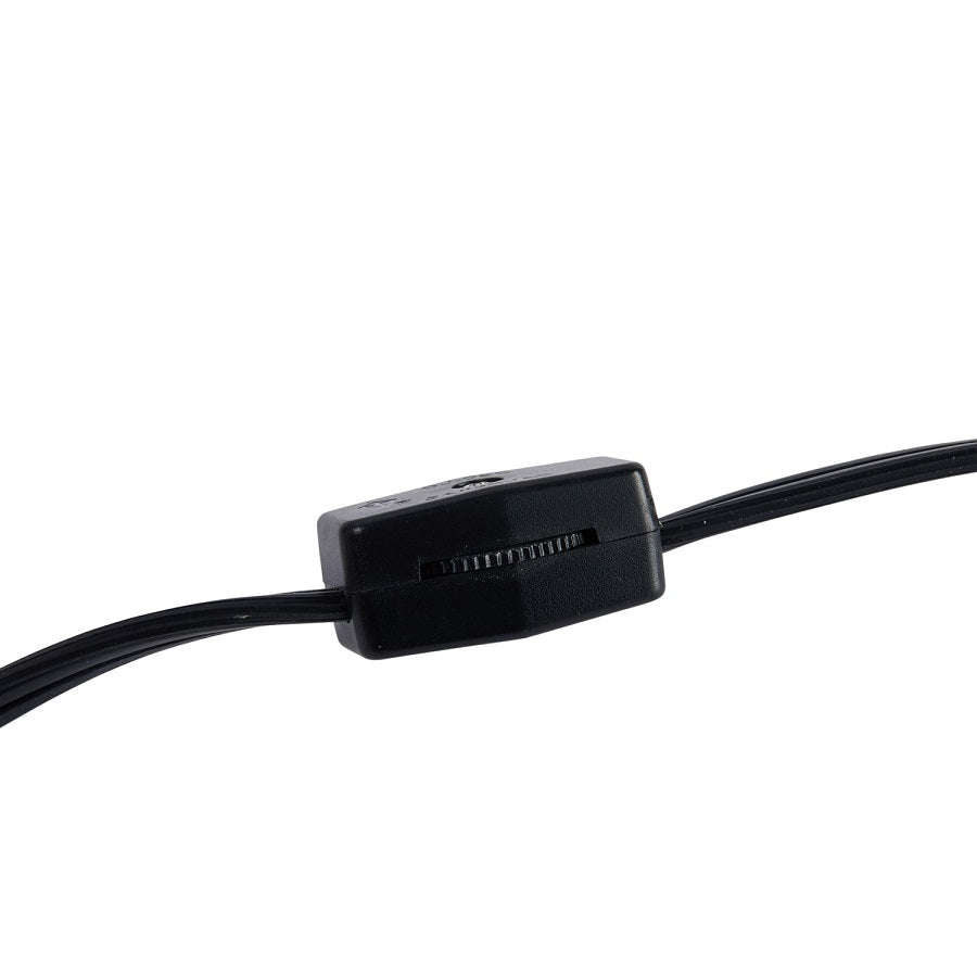 Leaf Shaped Table Lamp with Linen Shade