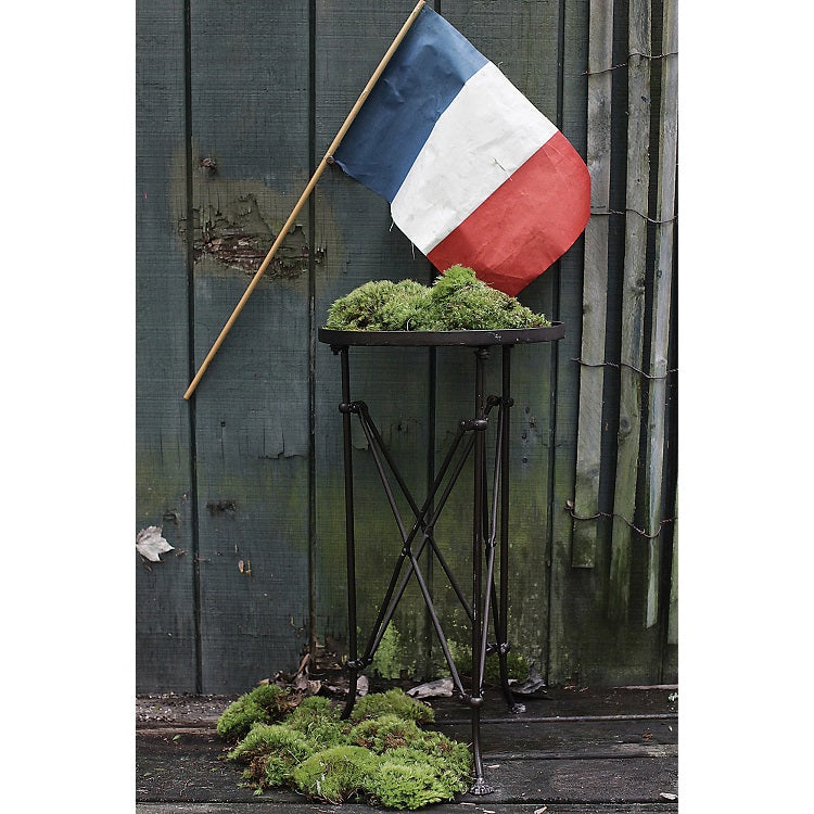 Round Metal Accent Table